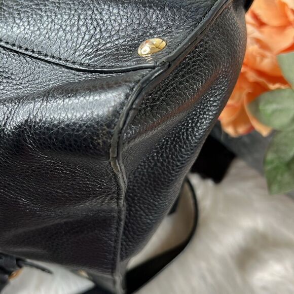 Black Leather Michael Kors Hamilton Jewel East West Tote - Picture 12 of 17